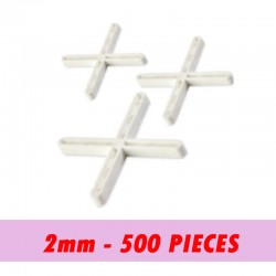 500 Croisillons 2mm pour pose de carrelage