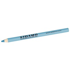Crayon gras bleu - Tracage sur carrelage