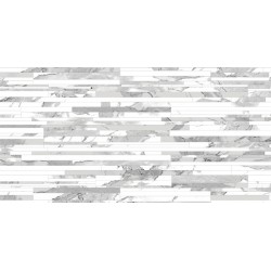 Carrelage POLI STATUARIO BLANC DECOR - 120x60 Rectifié