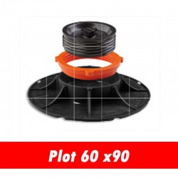 Plot réglable pour carrelage 2cm - 60 x 90