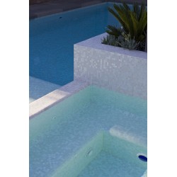 Mosaique de verre Blanc 30x30