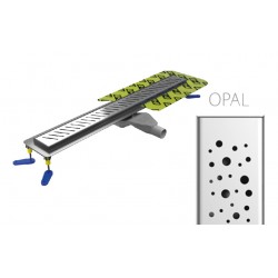 Canaline de douche Italienne grille OPAL - 80cm