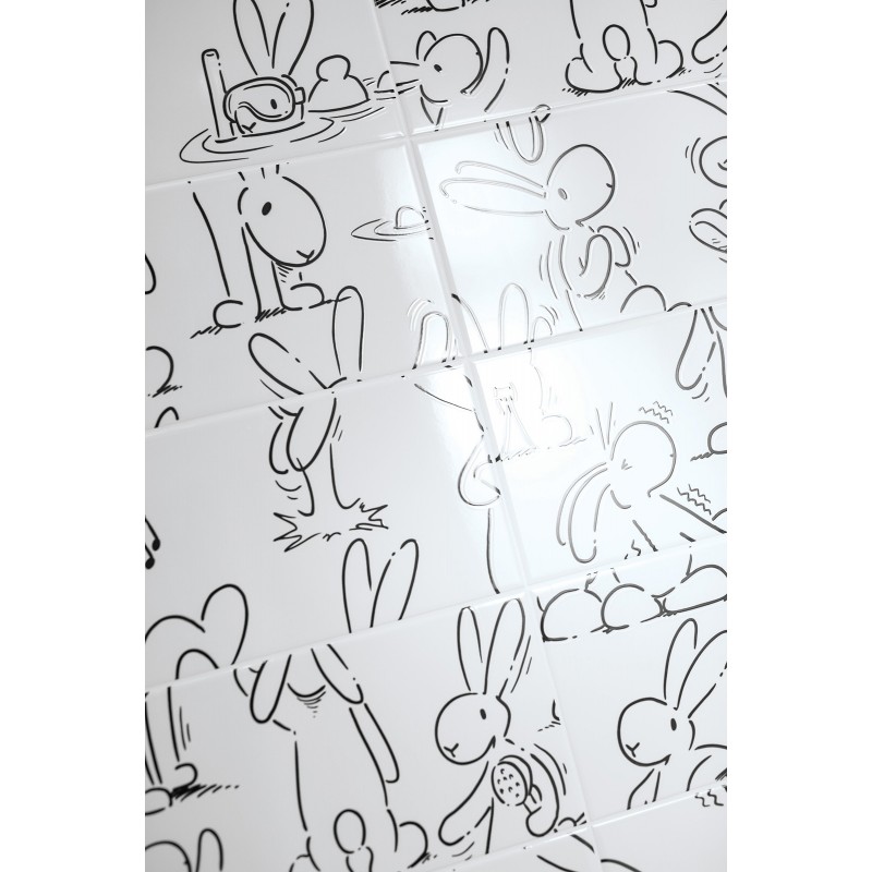 Carrelage mural originale LAPIN 20x40 Carrelage mural originale LAPIN 20x40