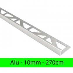 Profil finition alu - Equerre - Angle droit 10mm