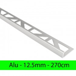Profil finition alu ANODISE - Equerre - Angle droit 12.5mm