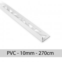 Profil finition PVC - EQUERRE - Angle droit 10mm