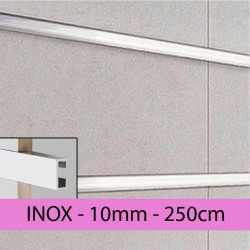 Profil finition INOX - LISTEL - 10mm